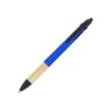 Stylo 3 couleurs avec grip en bambou