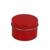 Scented candle round recycled tin