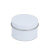 Scented candle round recycled tin