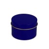 Scented candle round recycled tin
