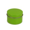 Scented candle round recycled tin