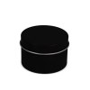 Scented candle round recycled tin