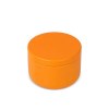 Candle in round recycled tin