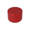 Candle in round recycled tin