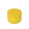 Candle in round recycled tin
