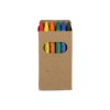 6pc crayons in FSC craft box