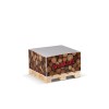 Bloc cube 10x10x5cm FSC sur palette en bois