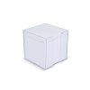 Bloc de papier dans un bac à cubes 10x10x10cm FSC