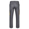 VL HYPNOS. Pantalon sergé, bicolore, multipoches (200g/m²), en coton (35%) et polyester (65%)