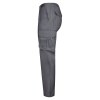 VL HYPNOS. Pantalon sergé, bicolore, multipoches (200g/m²), en coton (35%) et polyester (65%)
