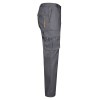 VL HYPNOS. Pantalon sergé, bicolore, multipoches (200g/m²), en coton (35%) et polyester (65%)