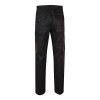 VL HYPNOS. Pantalon sergé, bicolore, multipoches (200g/m²), en coton (35%) et polyester (65%)