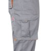 VL HYPNOS. Pantalon sergé, bicolore, multipoches (200g/m²), en coton (35%) et polyester (65%)