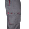 VL HYPNOS. Pantalon sergé, bicolore, multipoches (200g/m²), en coton (35%) et polyester (65%)