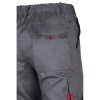 VL HYPNOS. Pantalon sergé, bicolore, multipoches (200g/m²), en coton (35%) et polyester (65%)