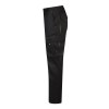 VL HYPNOS. Pantalon sergé, bicolore, multipoches (200g/m²), en coton (35%) et polyester (65%)