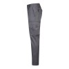 VL HYPNOS. Pantalon sergé, bicolore, multipoches (200g/m²), en coton (35%) et polyester (65%)