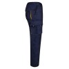 VL HYPNOS. Pantalon sergé, bicolore, multipoches (200g/m²), en coton (35%) et polyester (65%)