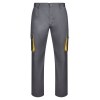 VL HYPNOS. Pantalon sergé, bicolore, multipoches (200g/m²), en coton (35%) et polyester (65%)