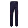 VL HYPNOS. Pantalon sergé, bicolore, multipoches (200g/m²), en coton (35%) et polyester (65%)