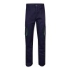VL HYPNOS. Pantalon sergé, bicolore, multipoches (200g/m²), en coton (35%) et polyester (65%)