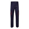 VL HYPNOS. Pantalon sergé, bicolore, multipoches (200g/m²), en coton (35%) et polyester (65%)