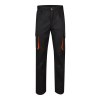 VL HYPNOS. Pantalon sergé, bicolore, multipoches (200g/m²), en coton (35%) et polyester (65%)