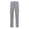 VL HYPNOS. Pantalon sergé, bicolore, multipoches (200g/m²), en coton (35%) et polyester (65%)
