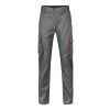 VL HYPNOS. Pantalon sergé, bicolore, multipoches (200g/m²), en coton (35%) et polyester (65%)