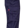 VL PAN. Pantalon stretch, multipoches (290g/m²), en coton (46%), EME (38%) et polyester (16%)