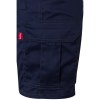 VL HEBE. Bermuda stretch, multipoches (240g/m²), en coton (46%), EME (38%) et polyester (16%)