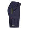 VL HEMERA. Bermuda stretch bicolore, multipoches (240g/m²), en coton (46%), EME (38%) et polyester (16%)