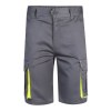 VL HEMERA. Bermuda stretch bicolore, multipoches (240g/m²), en coton (46%), EME (38%) et polyester (16%)