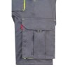 VL HEMERA. Bermuda stretch bicolore, multipoches (240g/m²), en coton (46%), EME (38%) et polyester (16%)
