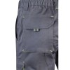 VL HEMERA. Bermuda stretch bicolore, multipoches (240g/m²), en coton (46%), EME (38%) et polyester (16%)