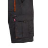 VL HEMERA. Bermuda stretch bicolore, multipoches (240g/m²), en coton (46%), EME (38%) et polyester (16%)