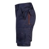 VL HEMERA. Bermuda stretch bicolore, multipoches (240g/m²), en coton (46%), EME (38%) et polyester (16%)