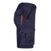 VL HEMERA. Bermuda stretch bicolore, multipoches (240g/m²), en coton (46%), EME (38%) et polyester (16%)