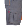 VL HEMERA. Bermuda stretch bicolore, multipoches (240g/m²), en coton (46%), EME (38%) et polyester (16%)