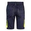 VL HEMERA. Bermuda stretch bicolore, multipoches (240g/m²), en coton (46%), EME (38%) et polyester (16%)