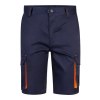 VL HEMERA. Bermuda stretch bicolore, multipoches (240g/m²), en coton (46%), EME (38%) et polyester (16%)