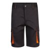 VL HEMERA. Bermuda stretch bicolore, multipoches (240g/m²), en coton (46%), EME (38%) et polyester (16%)
