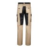 VL NJORD. Pantalon sergé, bicolore, multipoches (240 g/m²), en coton (35%) et polyester (65%)