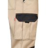 VL NJORD. Pantalon sergé, bicolore, multipoches (240 g/m²), en coton (35%) et polyester (65%)