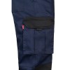 VL NJORD. Pantalon sergé, bicolore, multipoches (240 g/m²), en coton (35%) et polyester (65%)