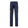 VL FIDES. Pantalon stretch bicolore, multipoches (240g/m²), en coton (46%), EME (38%) et polyester (16%)