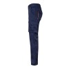 VL FIDES. Pantalon stretch bicolore, multipoches (240g/m²), en coton (46%), EME (38%) et polyester (16%)