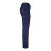 VL FIDES. Pantalon stretch bicolore, multipoches (240g/m²), en coton (46%), EME (38%) et polyester (16%)
