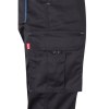 VL FIDES. Pantalon stretch bicolore, multipoches (240g/m²), en coton (46%), EME (38%) et polyester (16%)