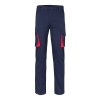 VL FIDES. Pantalon stretch bicolore, multipoches (240g/m²), en coton (46%), EME (38%) et polyester (16%)